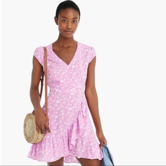 J. Crew Dresses & Skirts - NWT J. Crew Tall Ruffle Floral Mini Dress